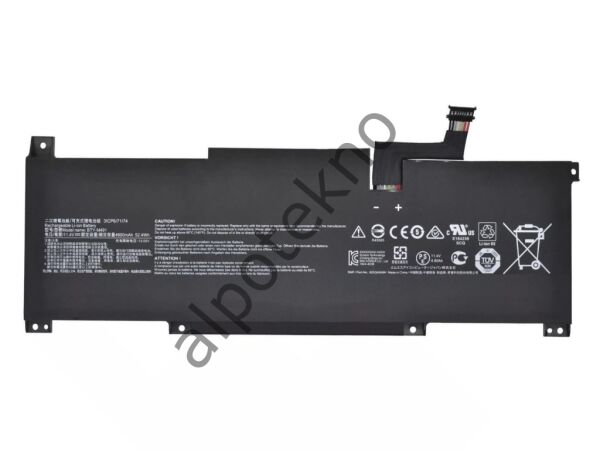 RETRO MSI BTY-M491 Notebook Bataryası - Ver.1 - Siyah Soket - 8 Pin 8 Hat