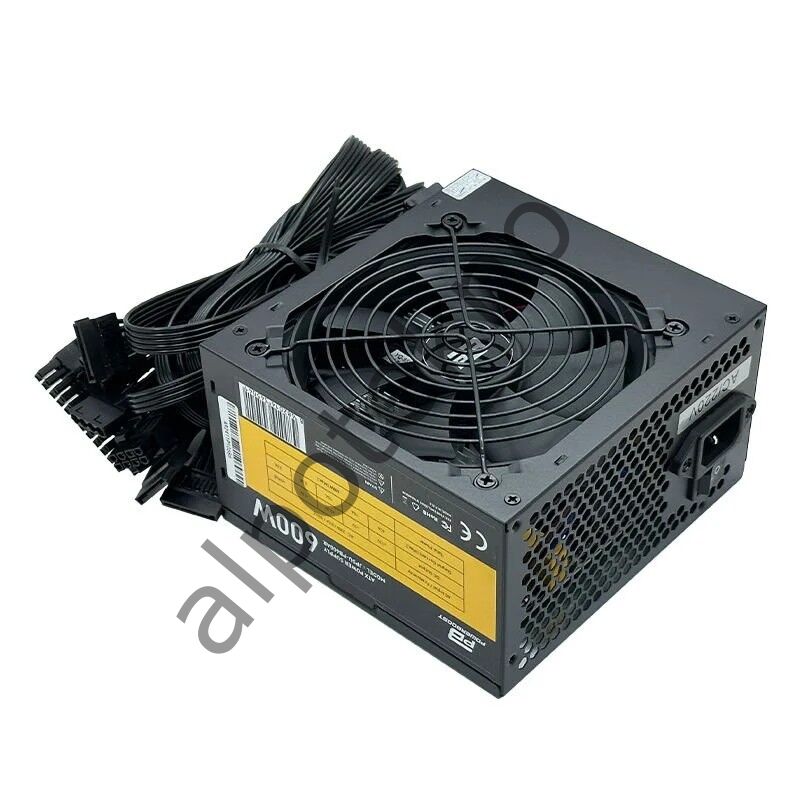 PowerBoost PB600AR 600W APFC 2*PCI-E 6+2 Pin 12cm Siyah Fanlı ATX Power Supply
