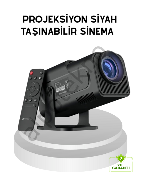 HDMI USB Girişli Akıllı Projeksiyon Cihazı Taşınabilir Düşük Tüketimli