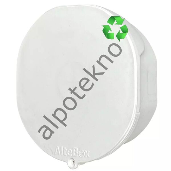 Altebox AB-7005EB Yuvarlak/Kayar Kapaklı Kamera Buatı (Beyaz)