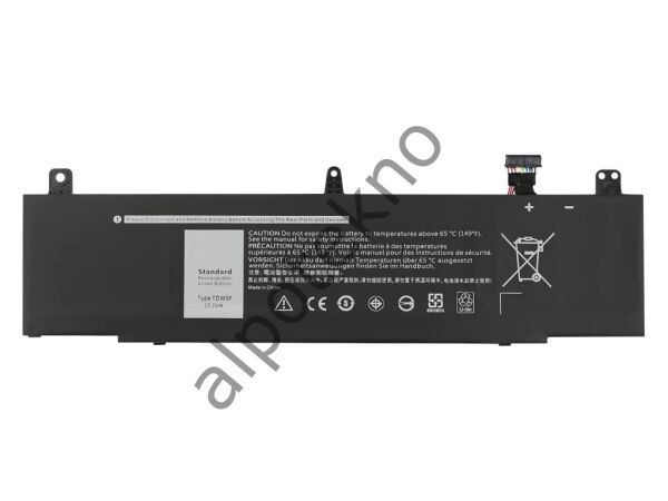 Sylar RETRO Dell Alienware 13 R3, TDW5P Notebook Bataryası