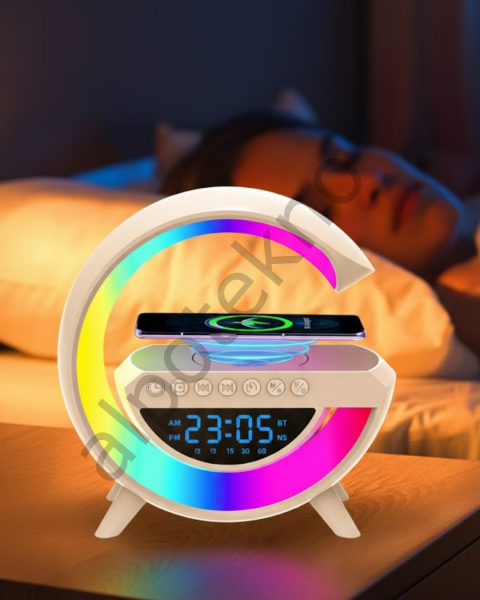 RGB Işıklı Kablosuz Hoparlör Bluetooth USB FM TF Kart Destekli