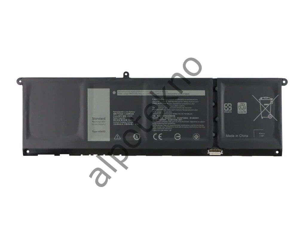 RETRO Dell Inspiron 3510, V6W33 Notebook Bataryası - Ver.2 - 4 Cell