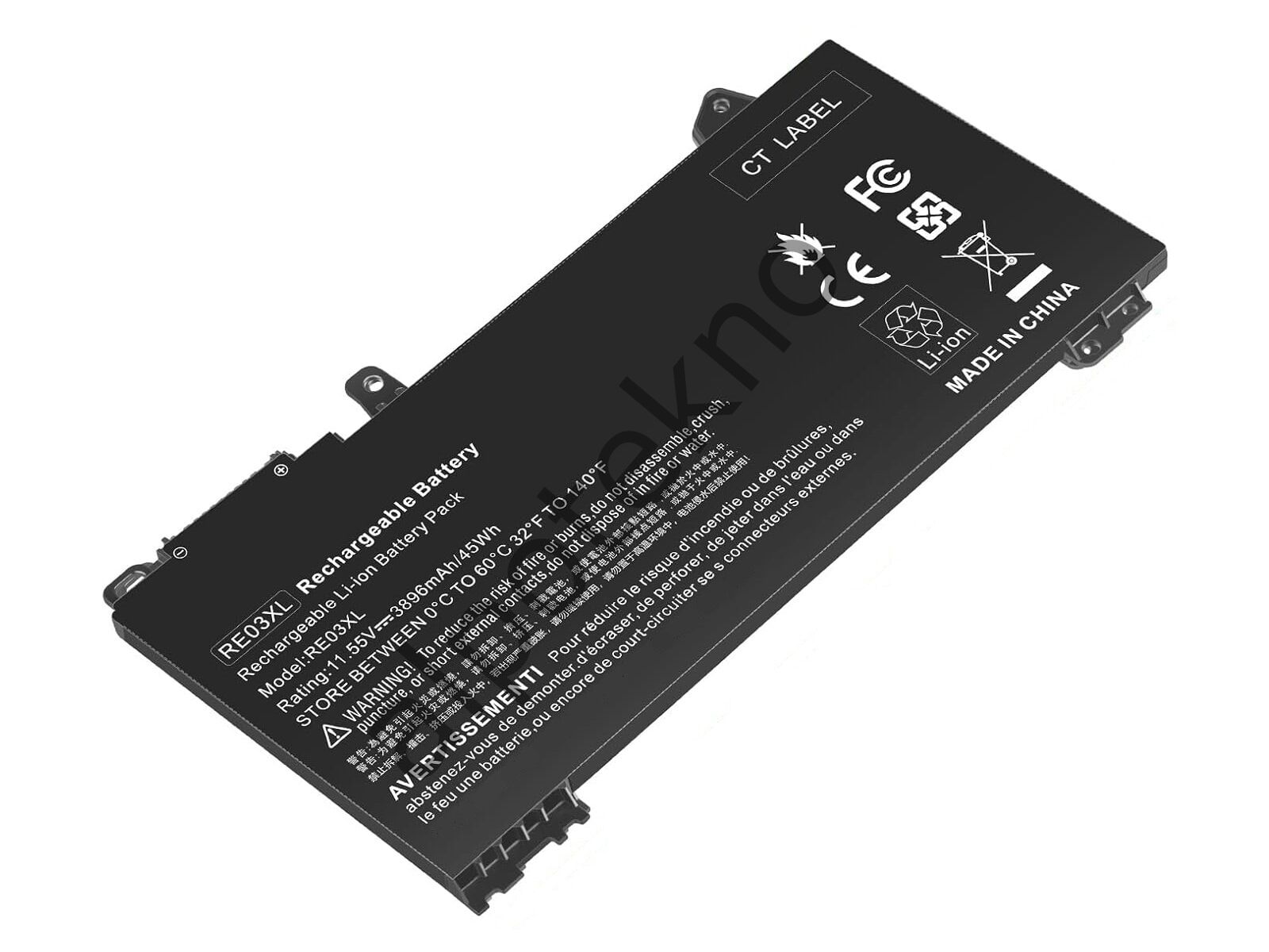 HYPERLIFE Hp ProBook 430 G6, 440 G6, 450 G6, RE03XL Notebook Bataryası