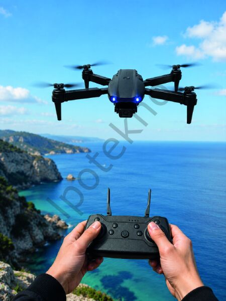 4K HD Kameralı Katlanabilir Drone Sabit Yükseklik Destekli Uzaktan Kumandalı Drone