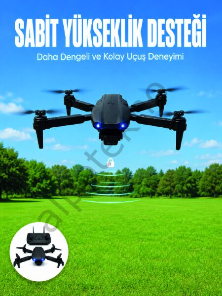 APP Kontrollü Mini Drone 4K HD Kamera, 360° Takla ve Katlanabilir Tasarım