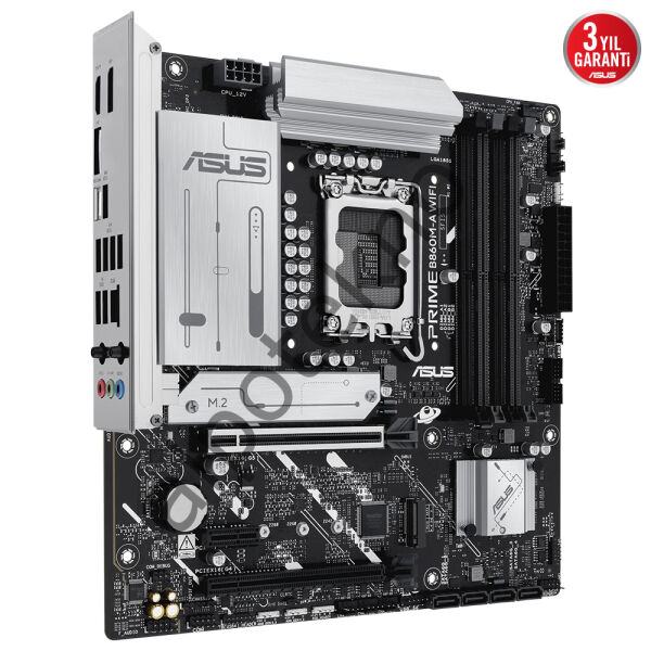 ASUS PRIME B860M-A WIFI 4x DDR5 DP/HDMI 2x M.2 1x 2.5GLAN/WIFI/BT USB3.2 1851P ANAKART