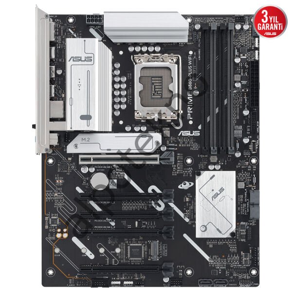 ASUS PRIME B860-PLUS WIFI 4x DDR5 DP/HDMI 2x M.2 1x 2.5GLAN/WIFI/BT USB3.2 1851P ANAKART