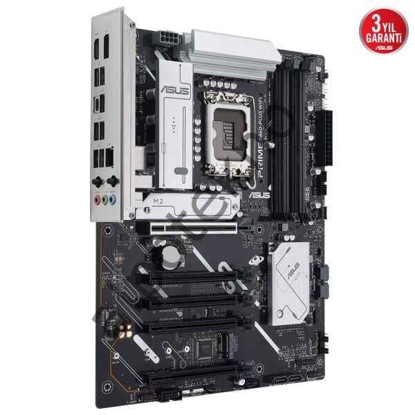 ASUS PRIME B860-PLUS WIFI 4x DDR5 DP/HDMI 2x M.2 1x 2.5GLAN/WIFI/BT USB3.2 1851P ANAKART