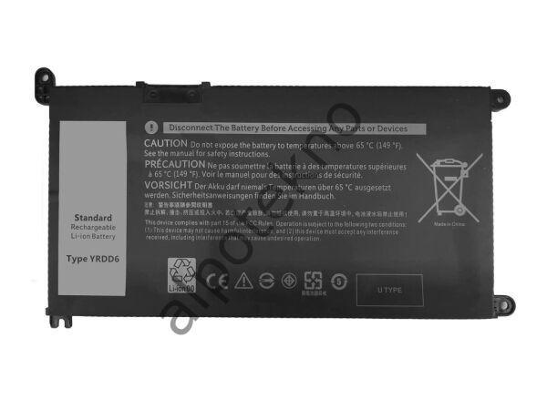 RETRO Dell Inspiron 5585, 5590, YRDD6 Notebook Bataryası
