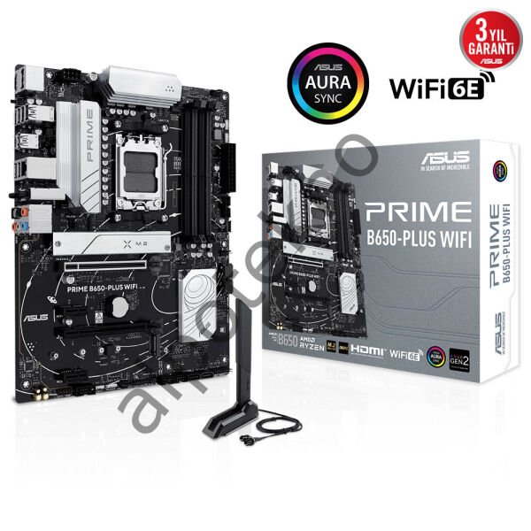 ASUS PRIME B650-PLUS WIFI 4xDDR5 DP/HDMI 2xM.2 AM5 ANAKART
