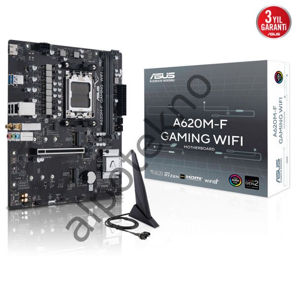 ASUS PRIME A620M-F GAMING WIFI 2xDDR5 HDMI 1xM2 AM5 ANAKART