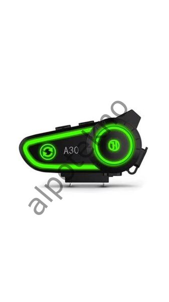 BLIC A30 Bluetooth 5.3 Motosiklet Kask Intercom Kulaklık – RGB Işıklı, Su Geçirmez, Çift Telefon Bağlantı, Sesli Komut