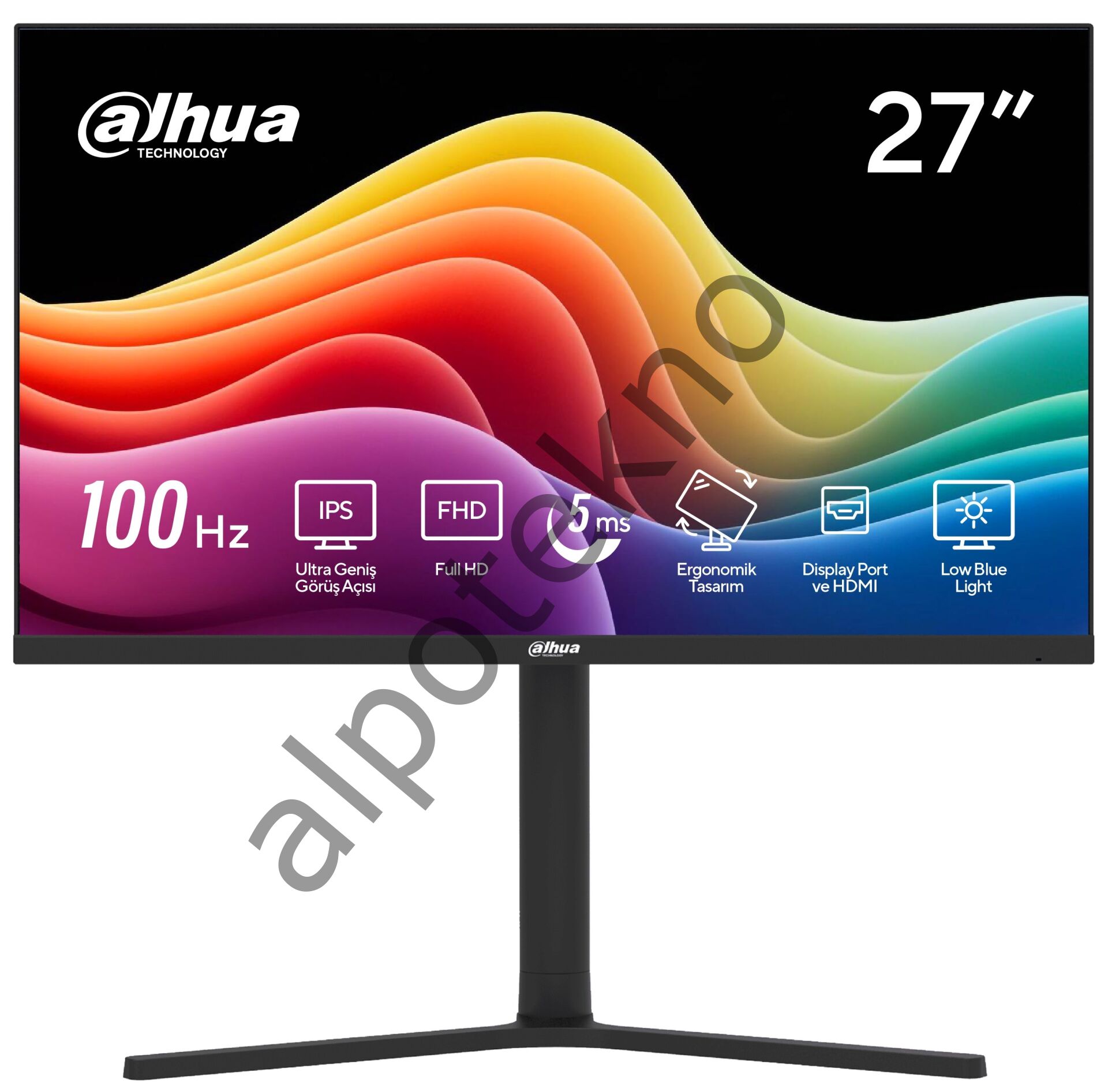 Dahua 27'' LM27-B201A 1920x1080 5MS 100Hz IPS DP/HDMI/VGA +VESA +PIVOT Monitör