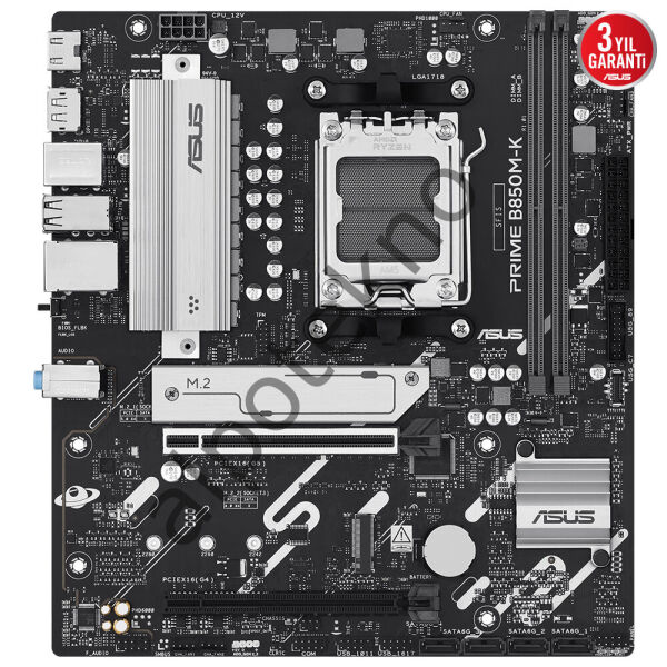 ASUS PRIME B850M-K 4xDDR5 HDMI+DP 2xM.2 AM5 ANAKART