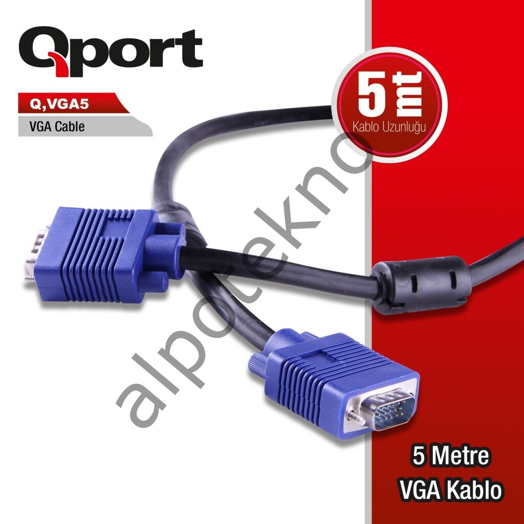 QPORT Q-VGA5 5MT VGA KABLO