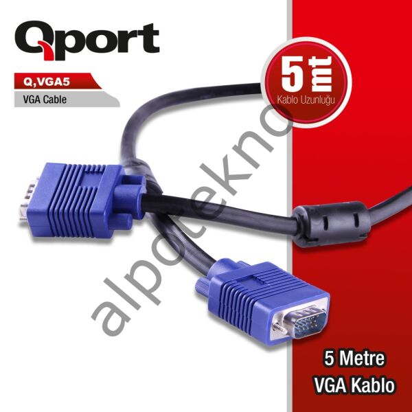QPORT Q-VGA5 5MT VGA KABLO