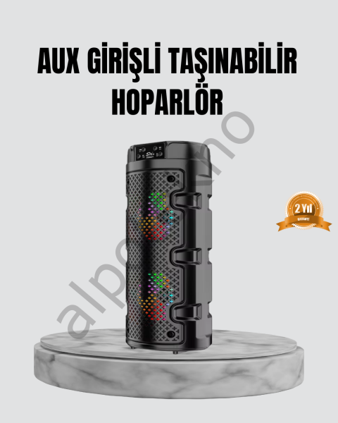 Taşınabilir Bluetooth Hoparlör Çift Sürücü Güçlü Bas HD Ses Çoklu Bağlantı