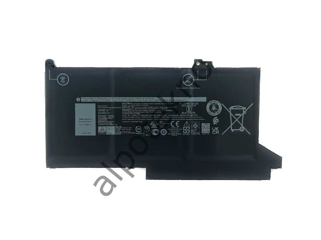 RETRO Dell Latitude 5300, 7300, 0G74G Notebook Bataryası - Ver.1 - 3 Cell