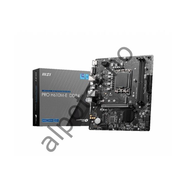 MSI PRO H610M-E 2xDDR4 VGA/HDMI 1xM.2 1xGLAN 1700P ANAKART