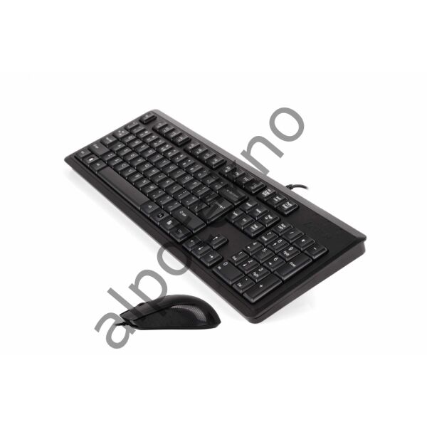 A4 TECH KR-9276 USB MULTİMEDYA SİYAH Q KLAVYE MOUSE