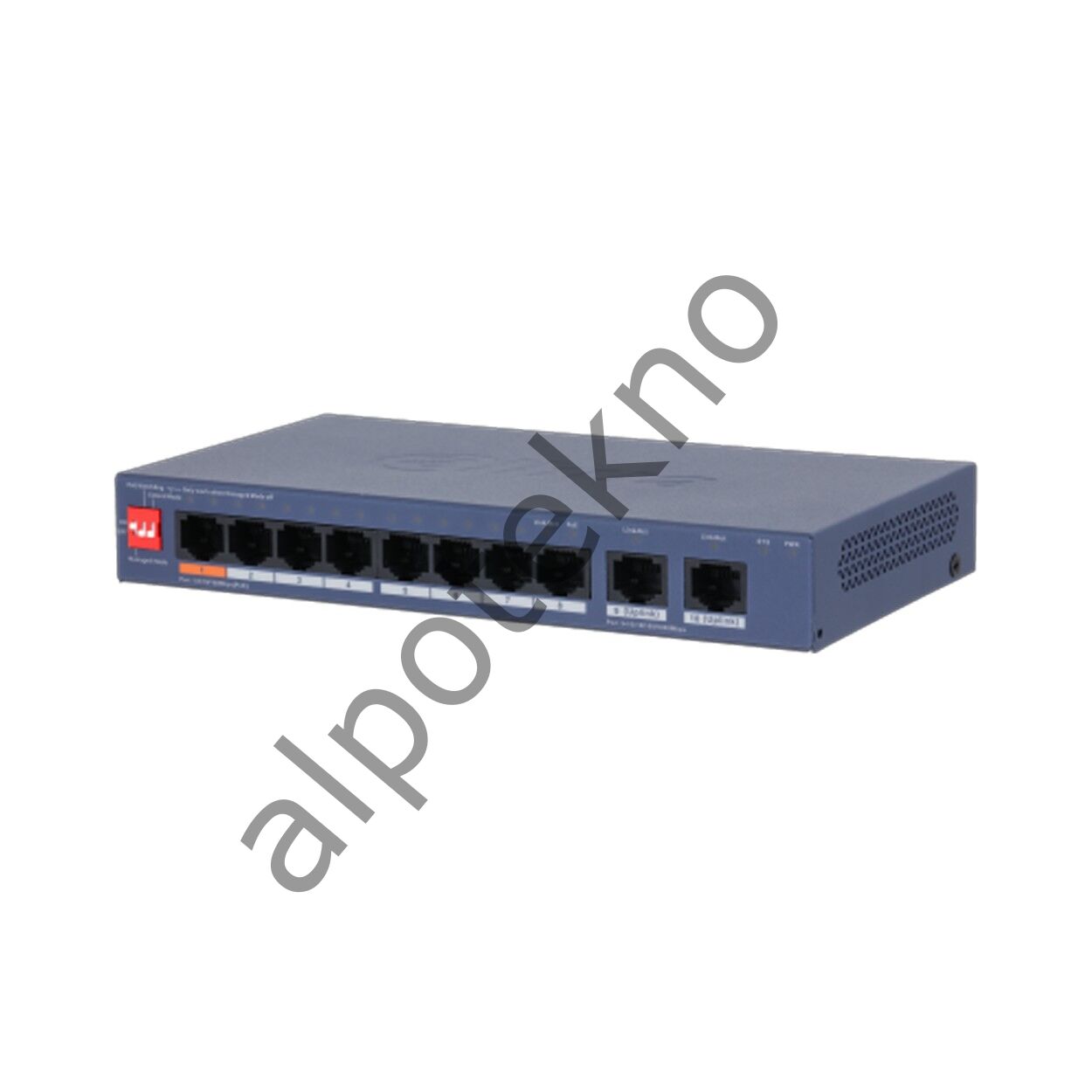 Dahua CS4010-8ET2GT-60 10 PORT 10/100/1000 8xPOE 60W 2xUPLINK Yönetilir Switch