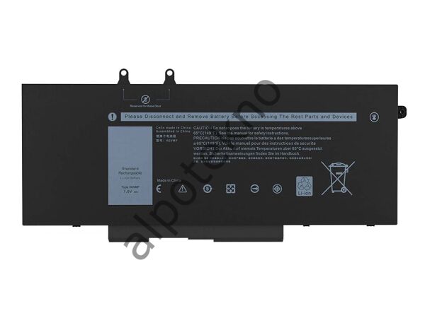 RETRO Dell Latitude 5400, 5500 Notebook Bataryası - 4 Cell - 7.6V