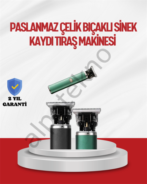 Saç Sakal Ense Paslanmaz Çelik T-Bıçak Vücut Tıraş Makinesi