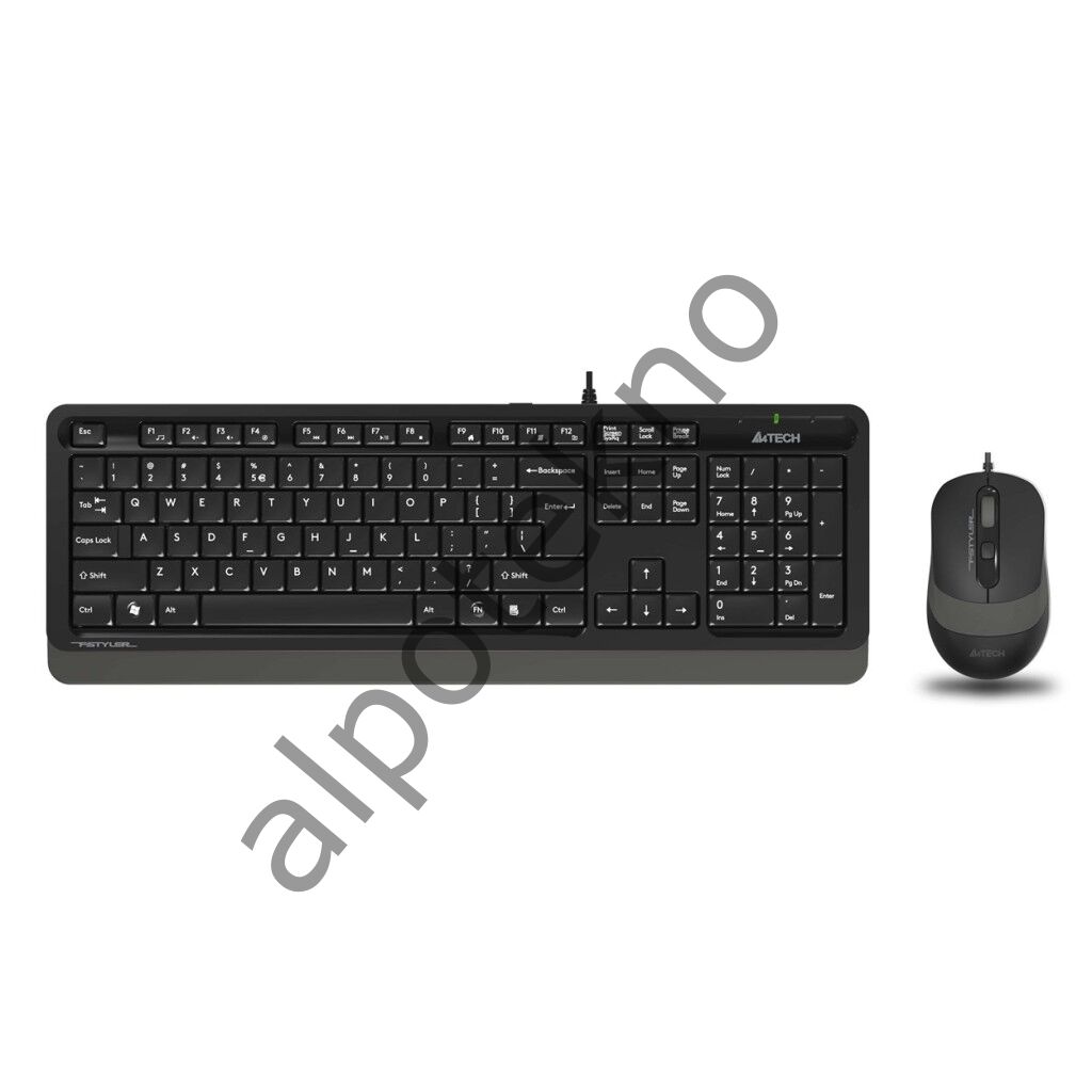 A4 TECH F1010 KABLOLU USB STANDART GRİ Q KLAVYE MOUSE