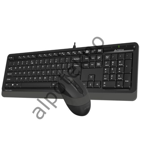 A4 TECH F1010 KABLOLU USB STANDART GRİ Q KLAVYE MOUSE