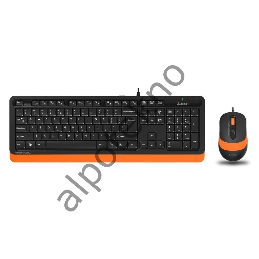 A4 TECH F1010 KABLOLU USB STANDART TURUNCU Q KLAVYE+MOUSE