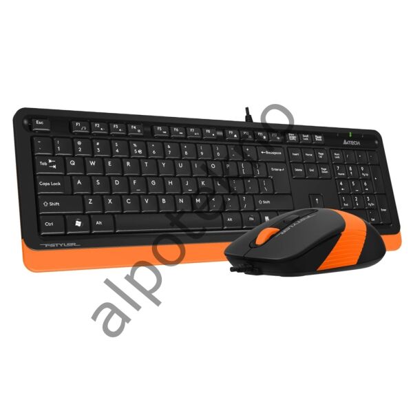 A4 TECH F1010 KABLOLU USB STANDART TURUNCU Q KLAVYE+MOUSE