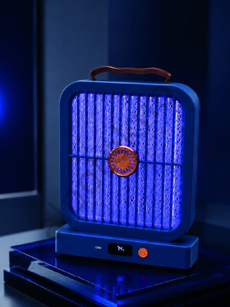 Masaüstü Şarjlı Elektrikli Sinek Öldürücü UV Teknolojili Mavi Cihaz
