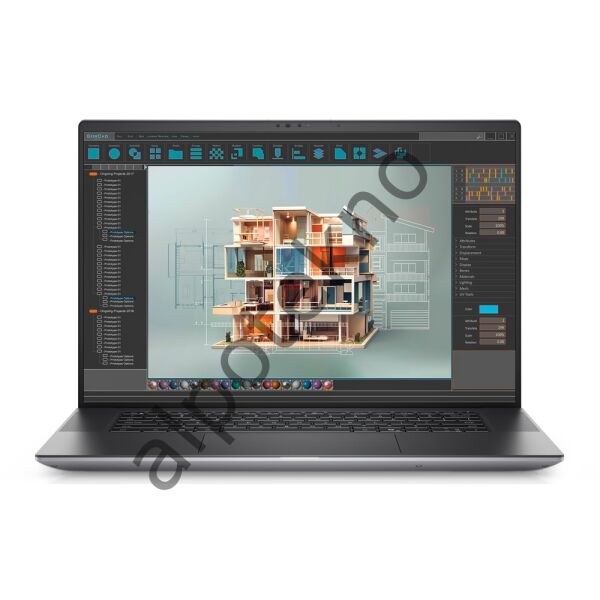 DELL M5690 ULTRA 9 185H vPro 32GB 512GB SSD 8GB RTX2000 ADA 16'' OLED TOUCH WIN11PRO MOBILE WS