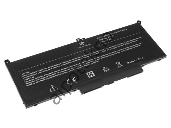 RETRO Dell Latitude 7280, 7290, 7380, 7390, F3YGT Notebook Bataryası - Ver.2 - 4 Cell