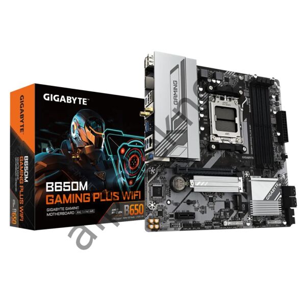 GIGABYTE B650M-GAMING-PLUS-WIFI 4xDDR5 2xDP/1xHDMI 2xM.2 AM5 ANAKART