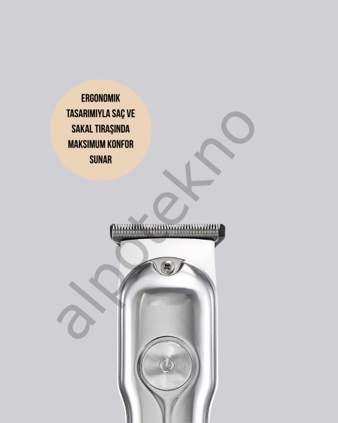 Metal Gövdeli Saç Sakal Kesme Makinesi – Hassas Kesim İçin