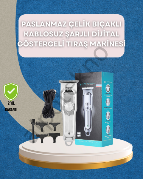 Saç ve Sakal Kesme Makinesi – Şarjlı, Profesyonel Performans, Ayarlanabilir Uzunluk