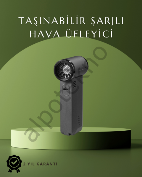 Araç İçi ve Ev İçin Güçlü Hava Üfleyici Toz Temizleme Makinesi