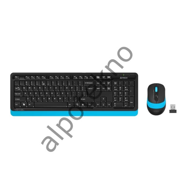 A4 TECH FG1010 KABLOSUZ STANDART MAVİ Q KLAVYE MOUSE