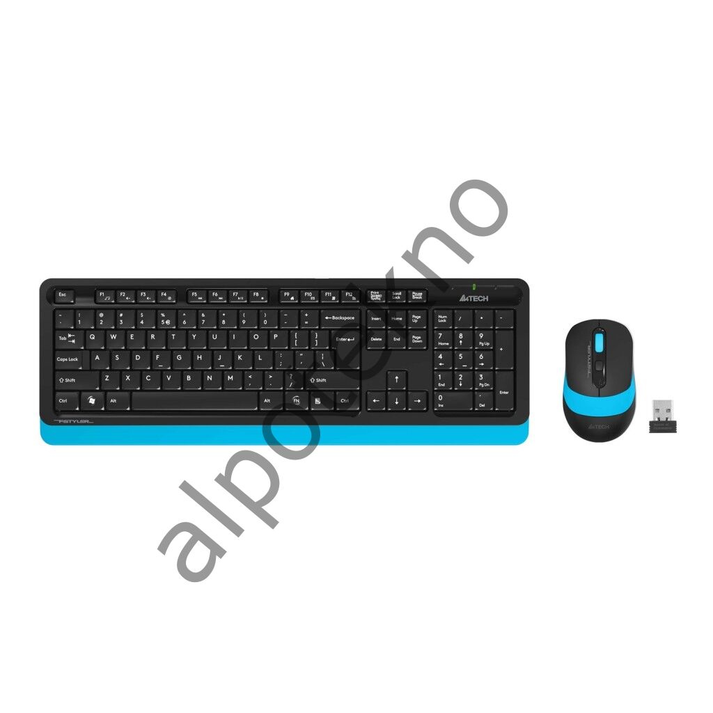 A4 TECH FG1010 KABLOSUZ STANDART MAVİ Q KLAVYE MOUSE