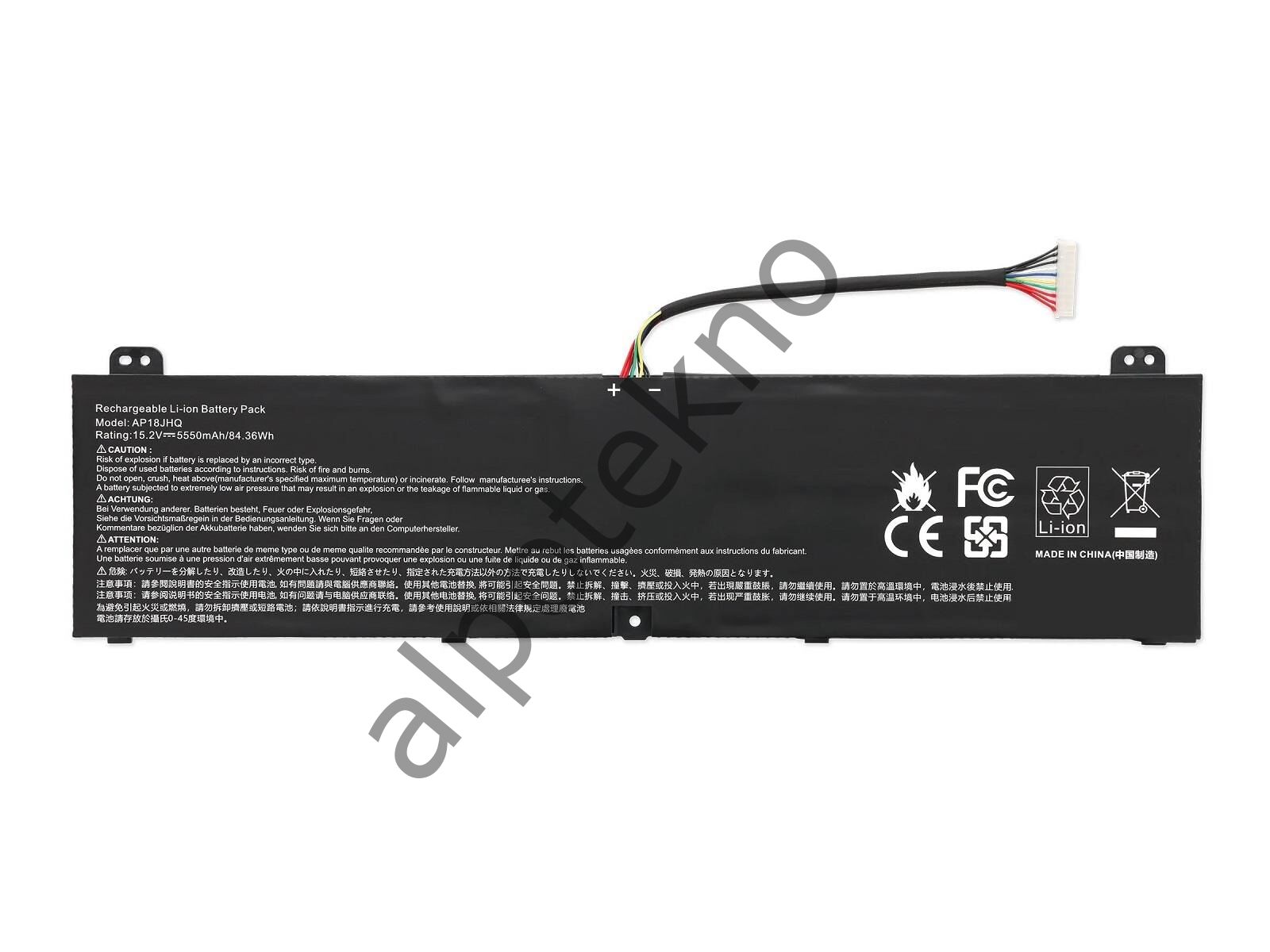 RETRO Acer Predator PT515-52, AP18JHQ Notebook Bataryası