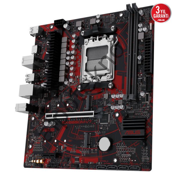 ASUS EX-B650M-V7 2xDDR5 VGA+HDMI 2xM.2 AM5 ANAKART