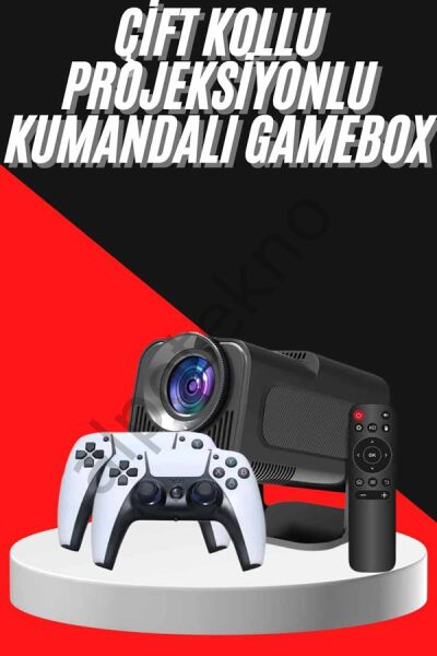 Retro Video Oyunu Konsolu Android Tv El Oyun Konsolu WIFI Taşınabilir Projeksiyon Cihazı
