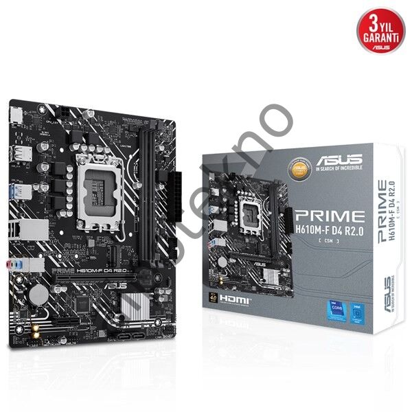 Asus Prime H610M-F-CSM R2.0 1700P D4 SES HDMI GLAN SATA3 USB2.0 mATX