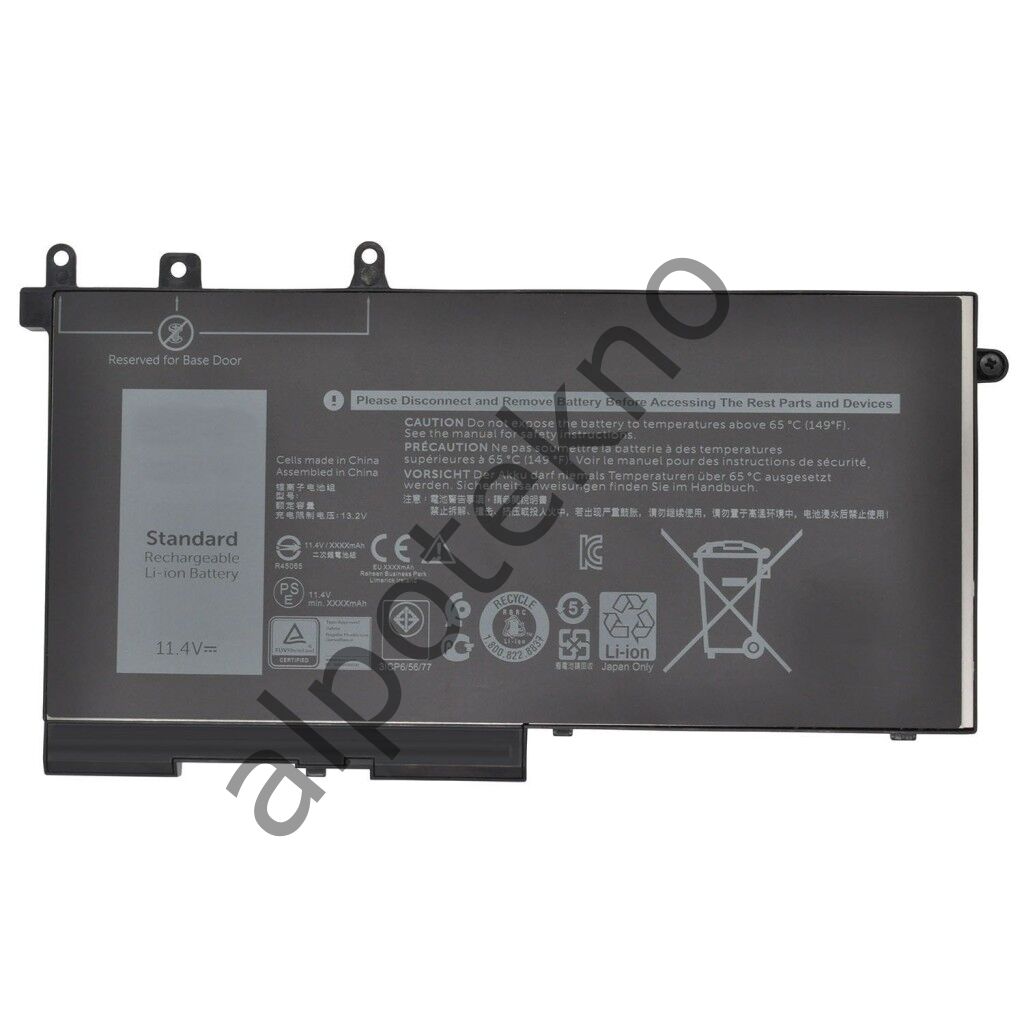 RETRO Dell Latitude E5480, E5580 Notebook Bataryası - 3 Cell