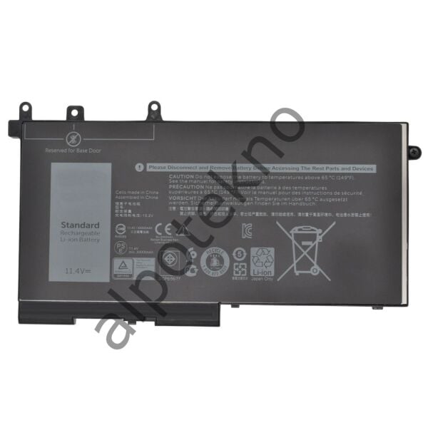 RETRO Dell Latitude E5480, E5580 Notebook Bataryası - 3 Cell