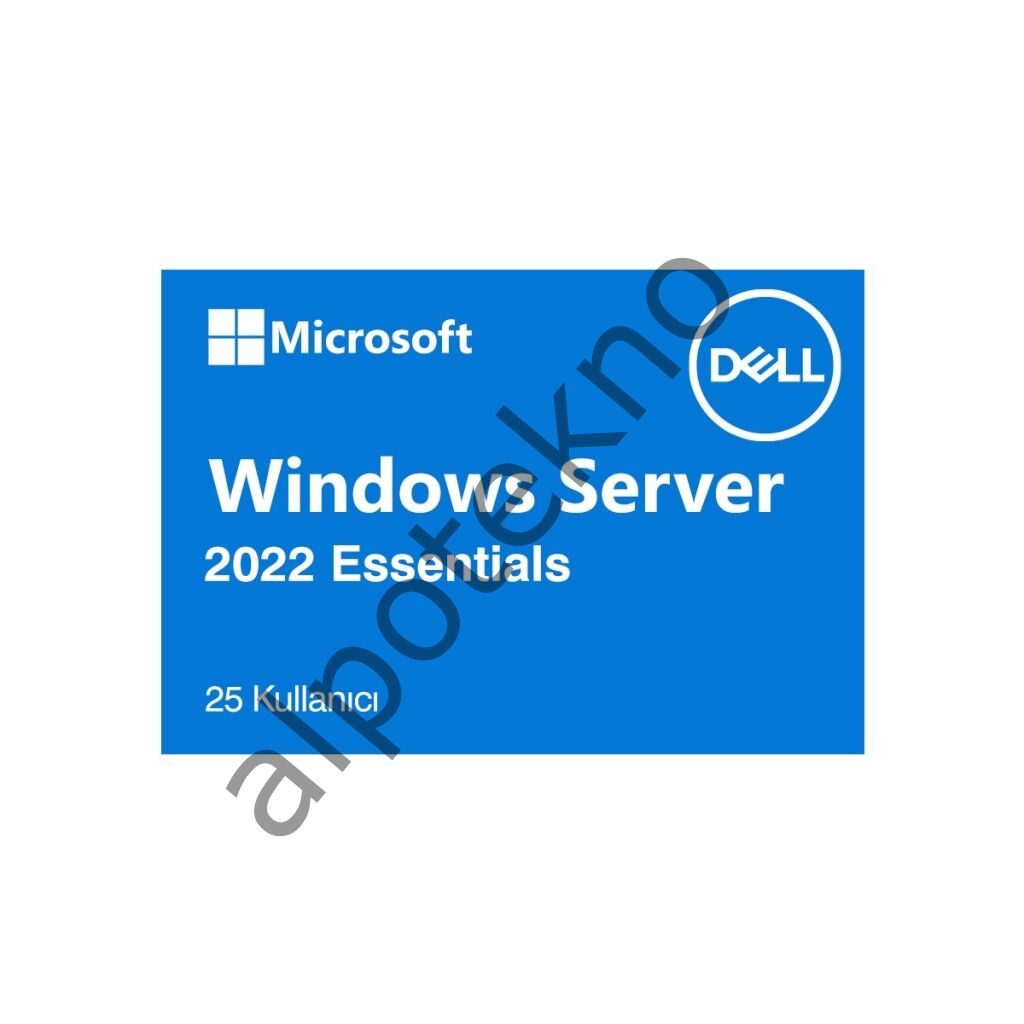 MICROSOFT WINDOWS 2022 SERVER ESSENTIALS ROK DELL SERVER YAZILIMI W2K22ESN-ROK
