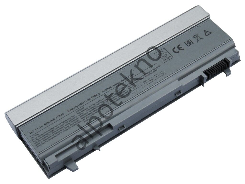 RETRO Dell Latitude E6400, E6500 Notebook Bataryası - 9 Cell