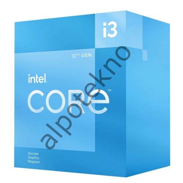 INTEL ALDER LAKE I3-12100F 3.30GHz 12MB 1700p BOX İŞLEMCİ